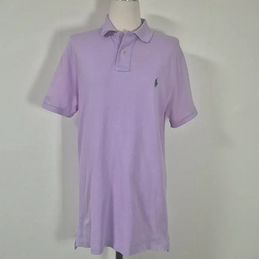 [BUNJANG] Polo Ralph Lauren Lavender Collar T-Shirt M / 폴로랄프로렌 연보라카라티셔츠M호호상점
