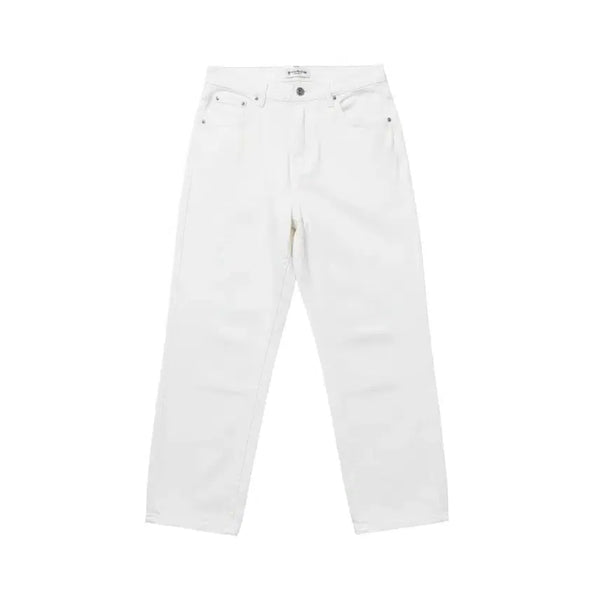 [BUNJANG] Women's Cotton Wide-Leg Pants with Button Hem / 여성M/ 면100 밑단 버튼 와이드 팬츠 WT 21-149