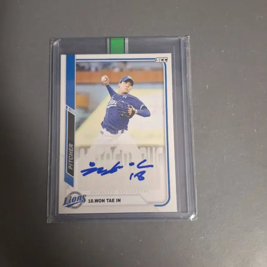 [BUNJANG] Samsung Lions Won Tae-in Autographed Card / 2025 scc 센세이션 원태인 친필싸인카드
