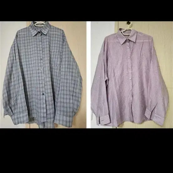 [BUNJANG] Bundle Set 2pcs Summer Sun-Blocking Shirts (Free Size) / (새상품 2벌 일괄) 여름 살안타 셔츠 free 판매 급처