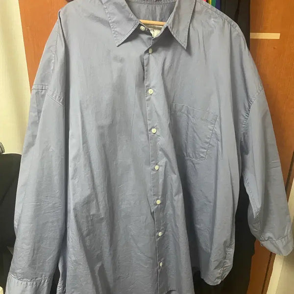 [BUNJANG] Years Ago Washed Wide Fit Shirt / [M] 이얼즈어고 워시드 포이카 셔츠 와이드핏