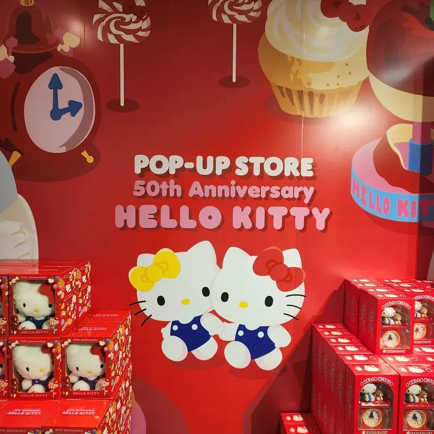 [BUNJANG] Hello Kitty 50th Anniversary Popup Store Plush Doll / 헬로키티 50주년 팝업스토어 인형 판매