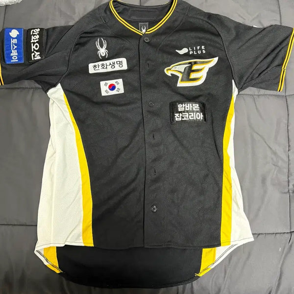 [BUNJANG] Hanwha Eagles 2024 Noh Si-hwan Black Air Force Jersey (Size 100) / 한화이글스 2024 블랙 에어포스 유니폼 노시환 100