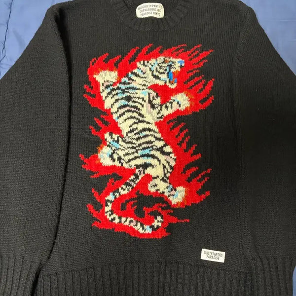 [BUNJANG] Wackomaria Tim Lehi Knit S / 와코마리아 팀레이 니트 S