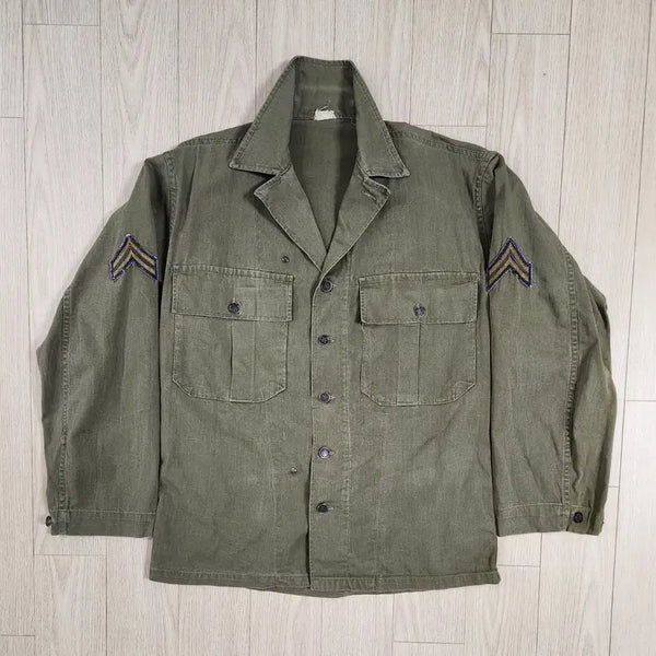 [BUNJANG] US Military M43 HBT Field Shirt / 미군 m43 hbt 셔츠