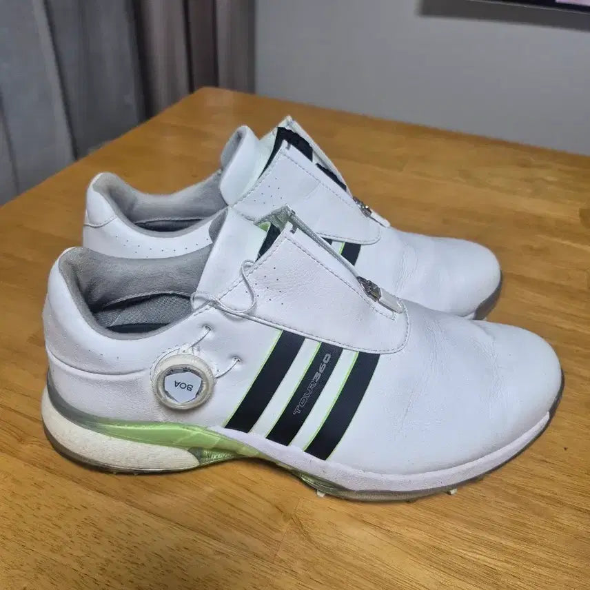 [BUNJANG] Adidas Tour360 BOA Golf Shoes - White / 아디다스 골프화 Tour360 BOA 흰색