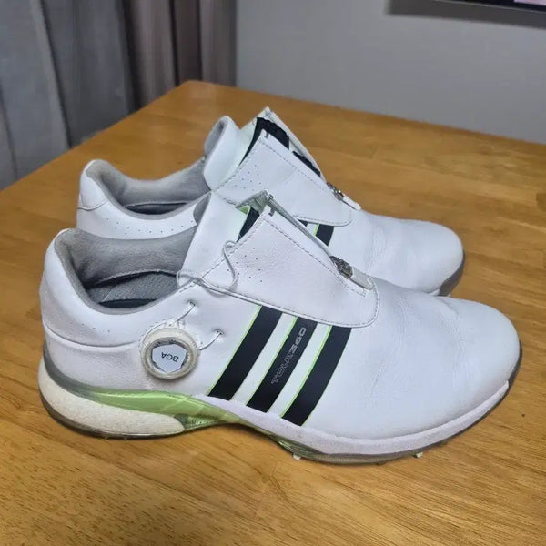 [BUNJANG] Adidas Tour360 BOA Golf Shoes - White / 아디다스 골프화 Tour360 BOA 흰색