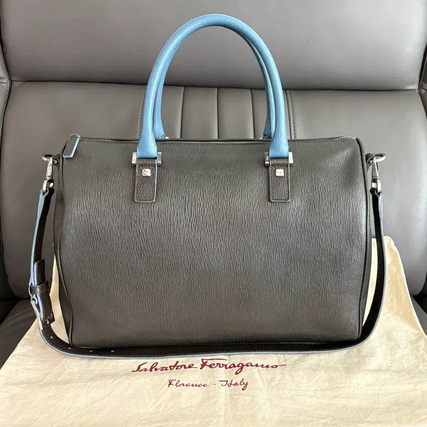 [BUNJANG] Salvatore Ferragamo Boston Bag / 정품.살바토레 페라가모 보스턴가방.골프가방.여행가방
