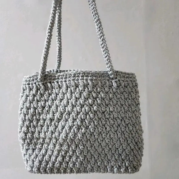 [BUNJANG] Handmade Silver Shoulder Bag / 핸드메이드 실버 가방