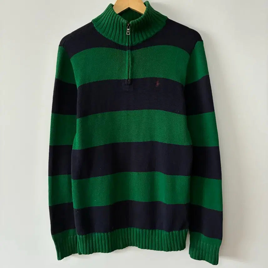 [BUNJANG] Polo Striped Knit Sweater / 폴로 단가라 니트