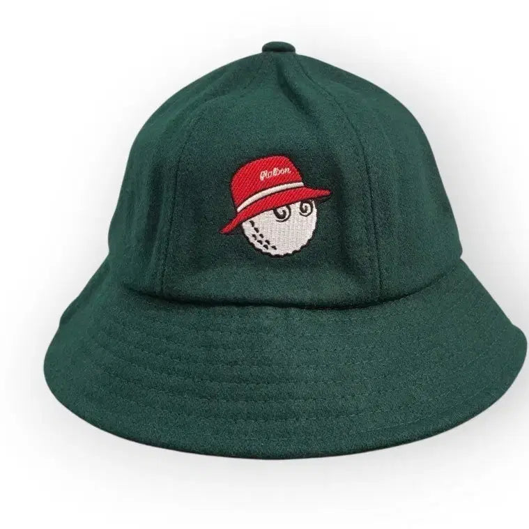 [BUNJANG] Malbon Golf Wool Blend Bucket Hat Green / 정품 말본골프 울혼방 버킷