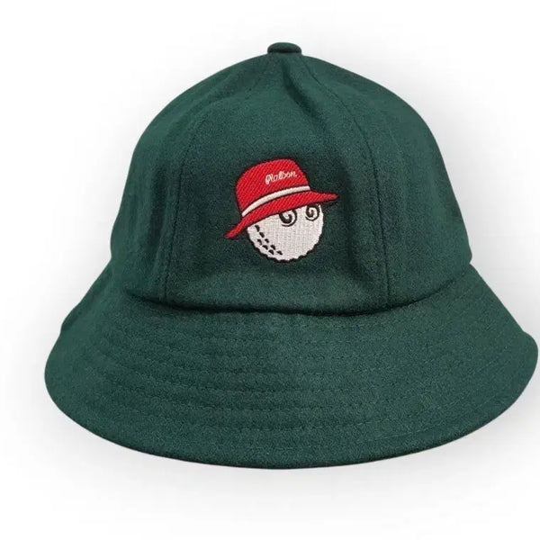 [BUNJANG] Malbon Golf Wool Blend Bucket Hat Green / 정품 말본골프 울혼방 버킷