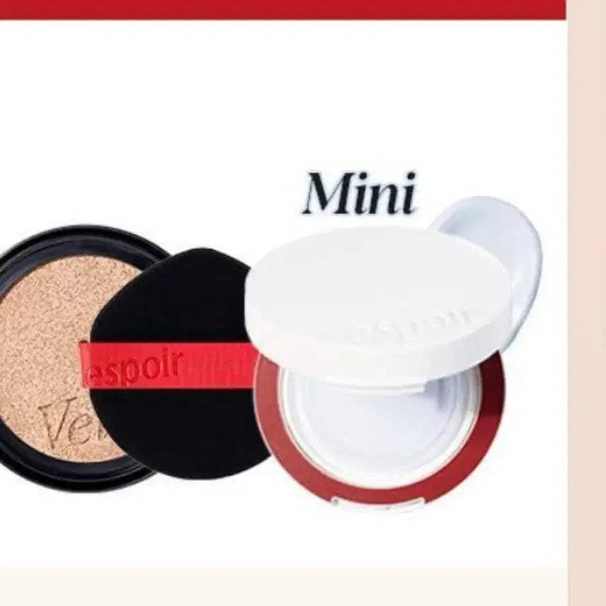[BUNJANG] Espoir Be Velvet Cover Cushion (Refill + Sebum Cut Mini) - Shade 21 Ivory / (미개봉)에스쁘아 비벨벳 커버쿠션 21호 아이보리 리필+세범컷 미니