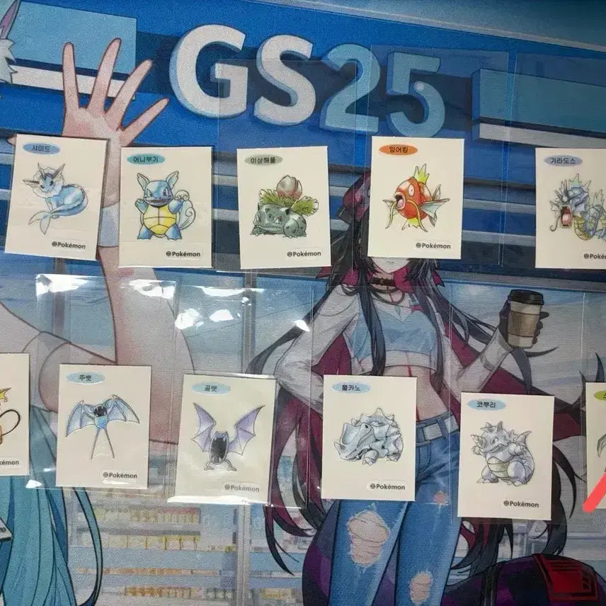 [BUNJANG] Pokemon 30th Anniversary Artwork Ttibuseal / (교환) 포켓몬 30주년 아트워크 띠부씰