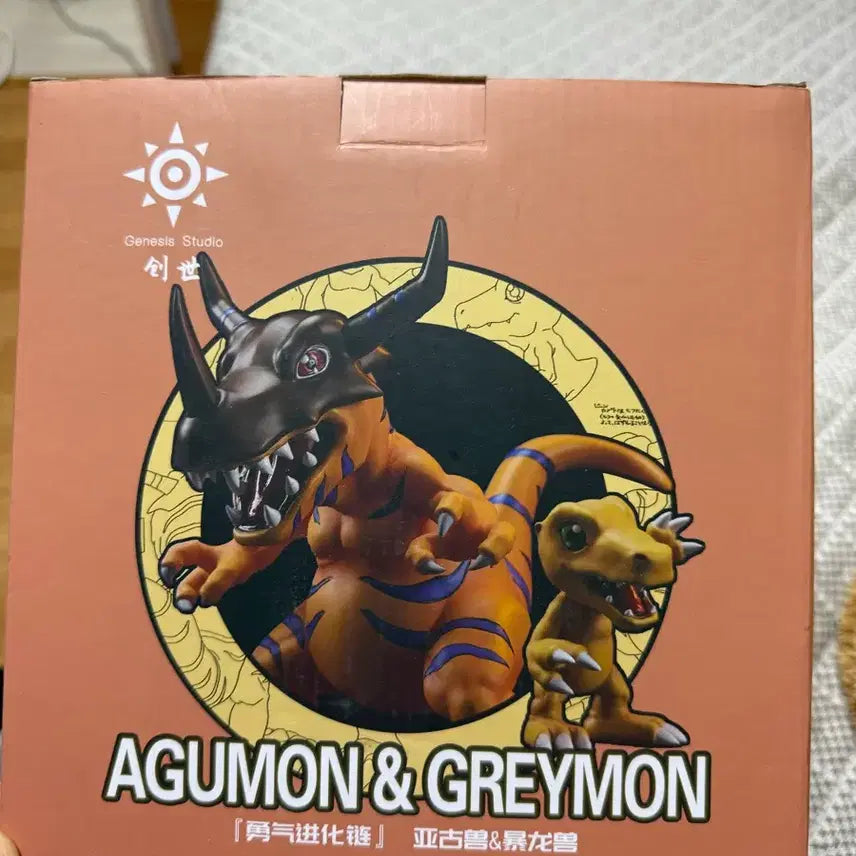 [BUNJANG] Genesis Studio Agumon & Greymon Figure / 제네시스 그레이몬 아구몬 피규어