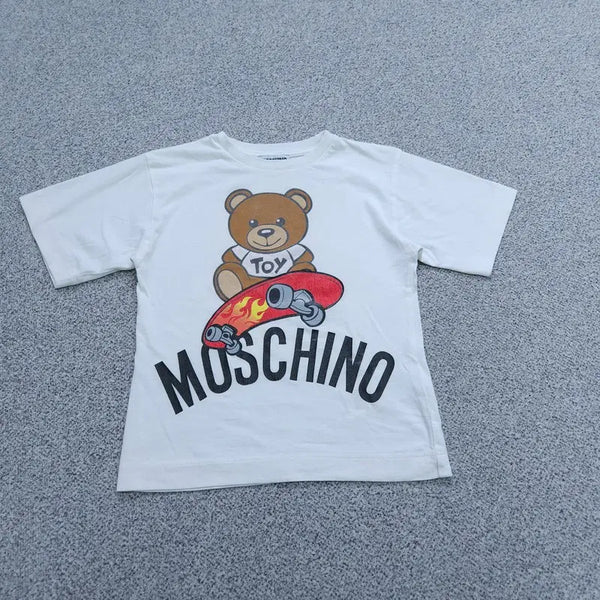 [BUNJANG] Moschino Kids 4A T-Shirt / 4A 모스키노 반팔 티 키즈 | 0602B32