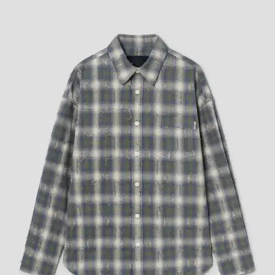 [BUNJANG] Juun.J Grid Shirt Green Size 50 / 준지 그리드 셔츠 그린 50사이즈