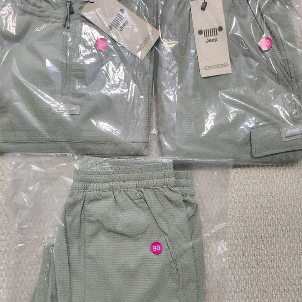 [BUNJANG] Jeep Anorak Training 3-Piece Set / 지프 아노락 트레이닝 3종 세트 .새상품