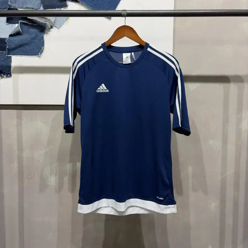 [BUNJANG] Adidas Performance Short Sleeve T-Shirt / (105) 아디다스 운동 사이드라인 기능성 반팔 티