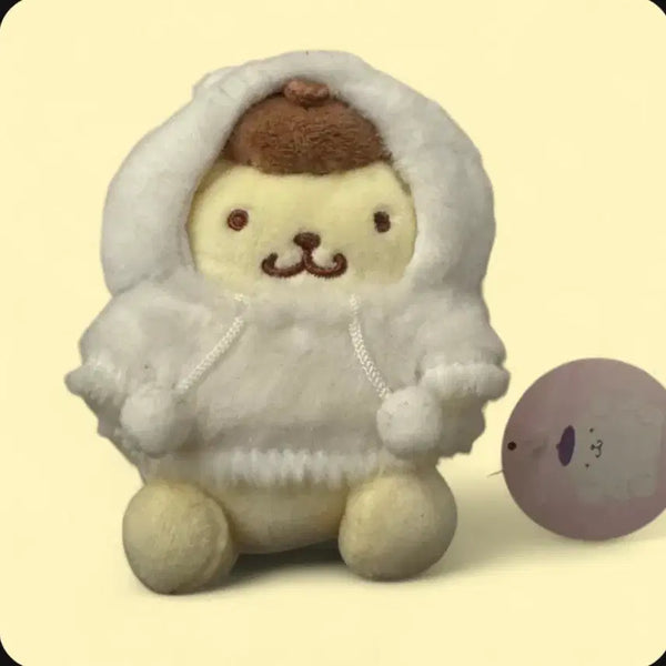 [BUNJANG] Sanrio Pompompurin Muffin Hoodie Plush Doll / 산리오 폼폼푸린 머핀후드 인형