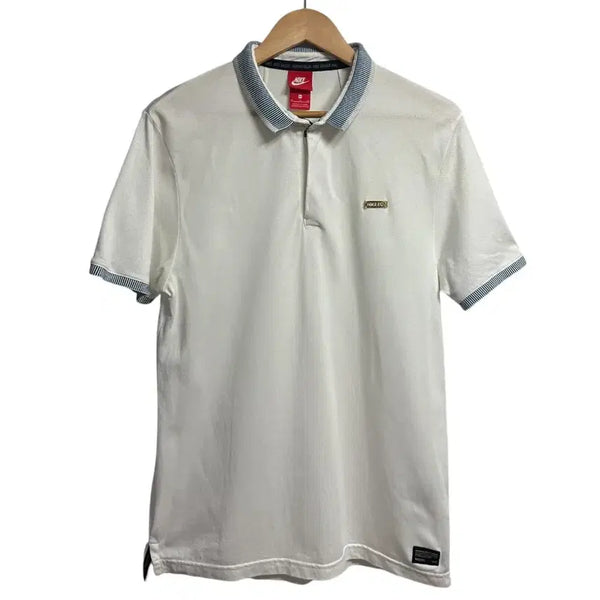 [BUNJANG] Nike FC Regular Fit White Short Sleeve Polo Shirt XL / 나이키 FC 레귤러핏 화이트 반팔 폴로 카라티 XL