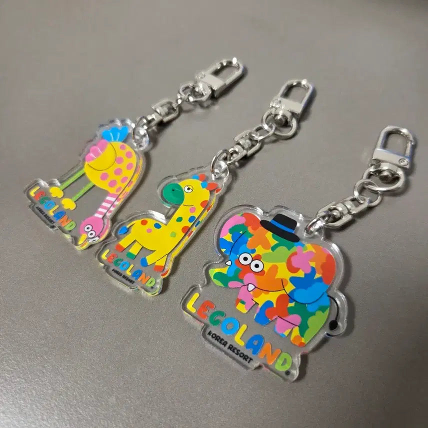 [BUNJANG] LEGO Legoland Resort Keyring Set / Lego 레고랜드 키링 세트