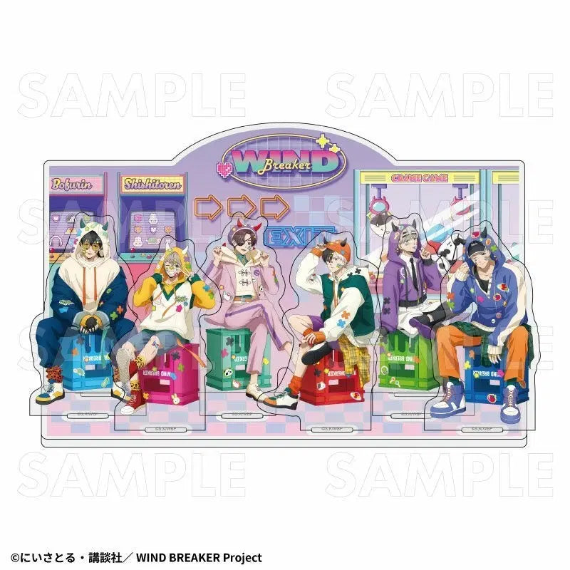 [BUNJANG] Sakura Haruka Devil Deco Parka Diorama Acrylic Stand (Unsealed) / 윈드브레이커 윈브레 데빌데코파카 디오라마 아크릴 미개봉 사쿠라 하루카