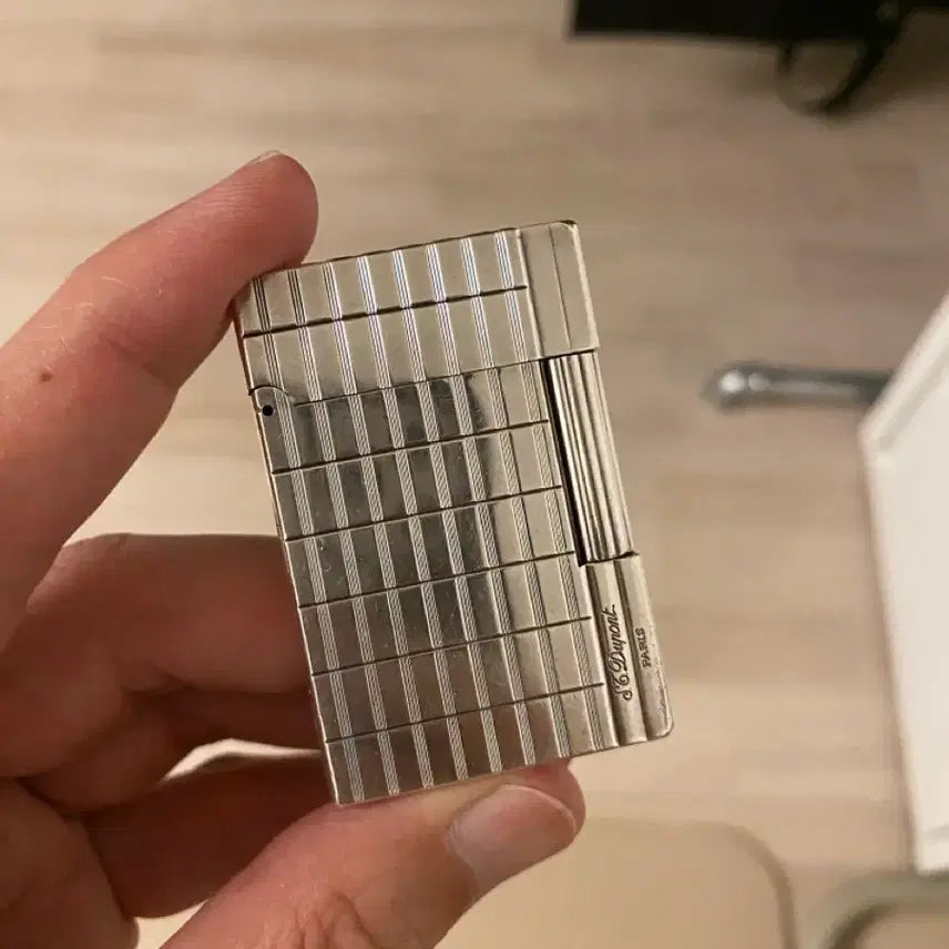 [BUNJANG] S.T. Dupont Line 2 Lighter (Silver) / 듀퐁라이터 라인 2