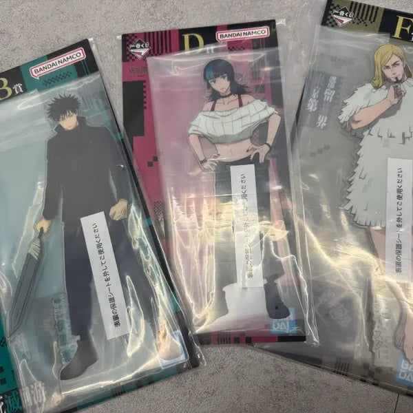 [BUNJANG] Jujutsu Kaisen Shibuya Incident Arc Acrylic Stand Bundle Set / 주술회전 사멸회유 아크릴 스탠드 B.D.F 일괄