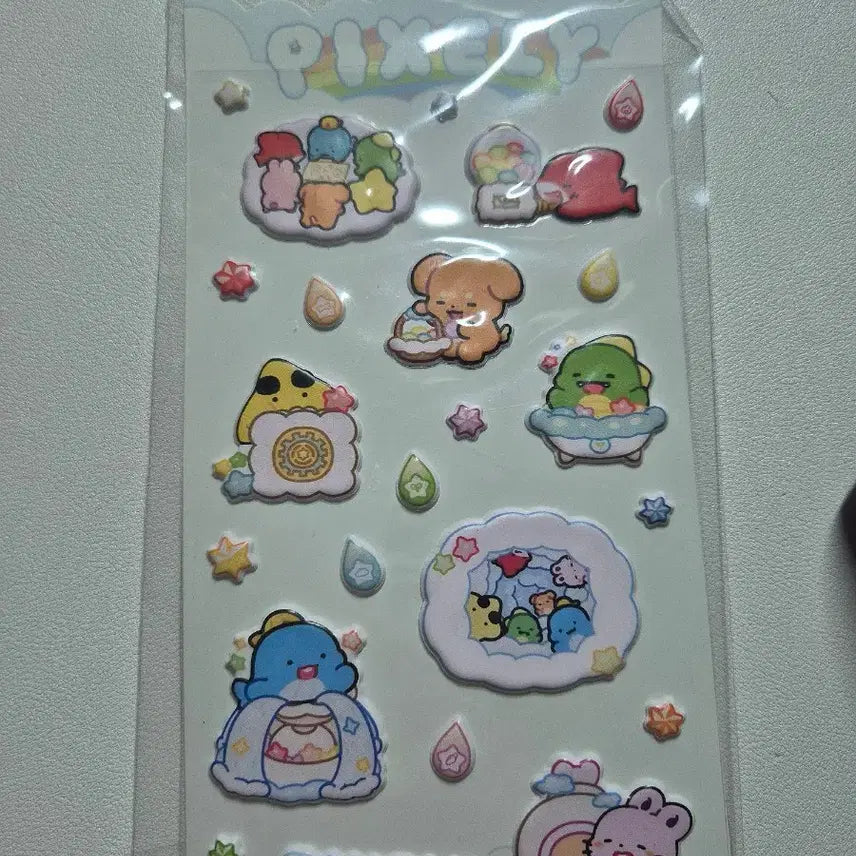 [BUNJANG] Jamttel Fluffy Sticker Set (Sealed) / 잠뜰 폭신스티커 미개봉 판매
