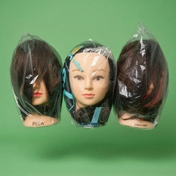 [BUNJANG] Seokyeong University Hair Practical Exam 3-Piece Full Wig Set / 서경대 헤어 실기 준비 3종 통가발
