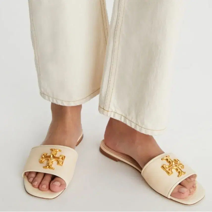 [BUNJANG] Tory Burch Ella Logo Slide Mule / 토리버치 슬리퍼