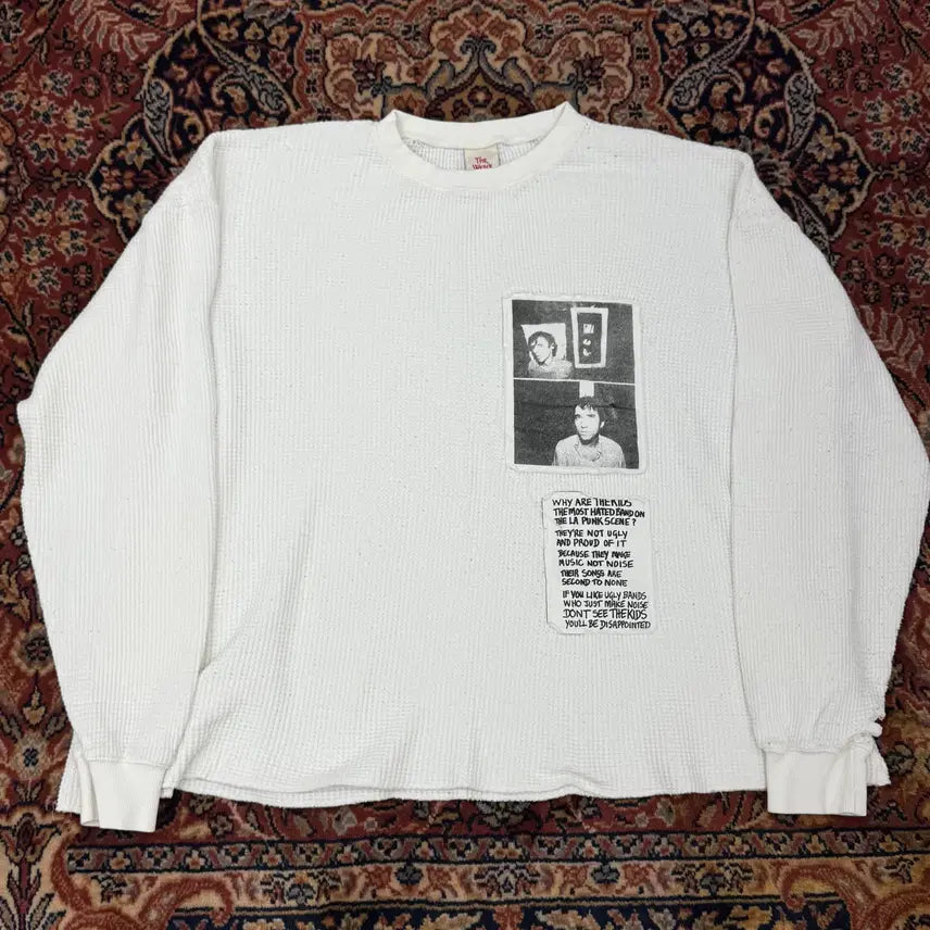 [BUNJANG] WACKOMARIA Waffle T-Shirt White / (3) 뤡코즈 와플티 화이트