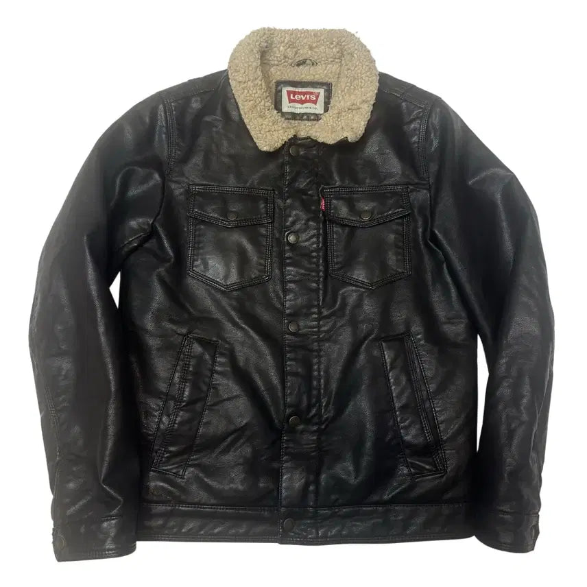 [BUNJANG] Levi's Western Leather Jacket Size 95 / 리바이스 웨스턴레더자켓 95