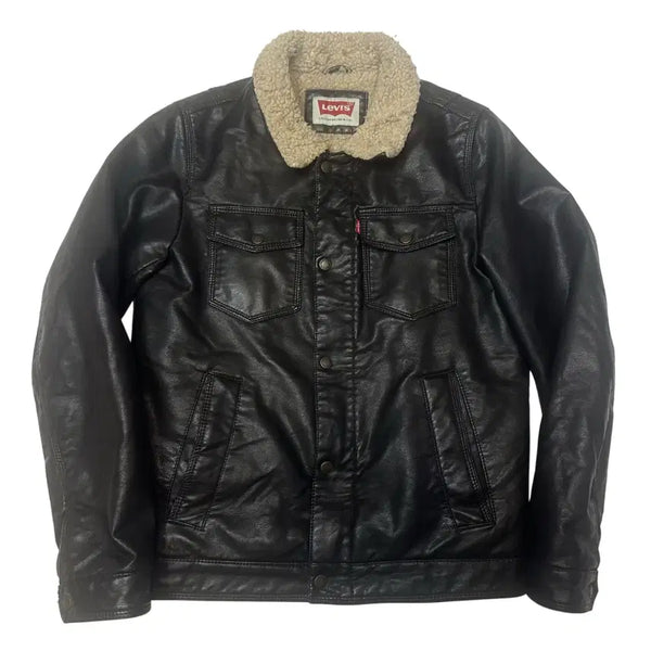 [BUNJANG] Levi's Western Leather Jacket Size 95 / 리바이스 웨스턴레더자켓 95