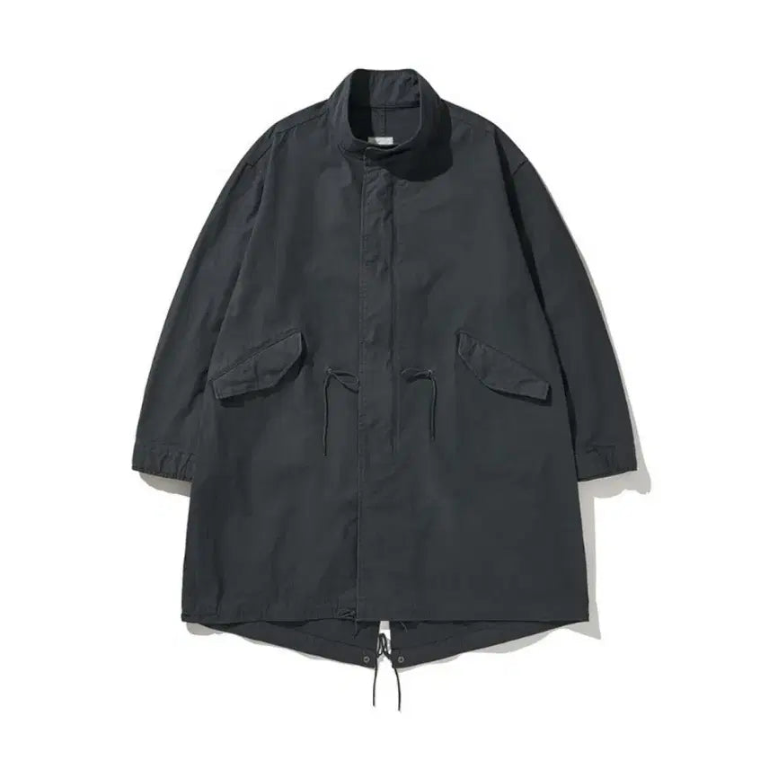[BUNJANG] His Hands Back Satin Mods Parka Grey Size 2 / 히즈핸더  BACKSATIN MODS PARKA