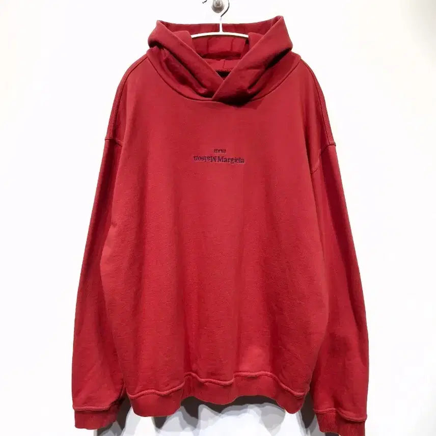 [BUNJANG] Maison Margiela Reversed Logo Embroidered Hoodie / 메종마르지엘라(Maison Margiela)리버스 로고자수 후드