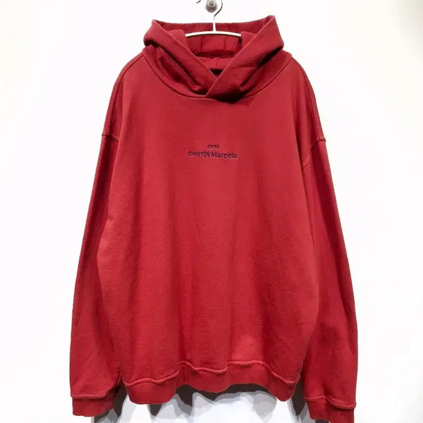 [BUNJANG] Maison Margiela Reversed Logo Embroidered Hoodie / 메종마르지엘라(Maison Margiela)리버스 로고자수 후드