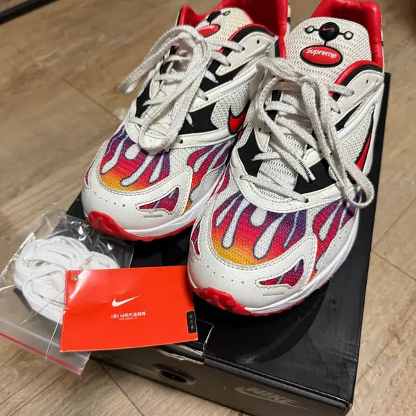 [BUNJANG] Nike Supreme Zoom Streak White / [265] 나이키 슈프림 줌스트릭 화이트