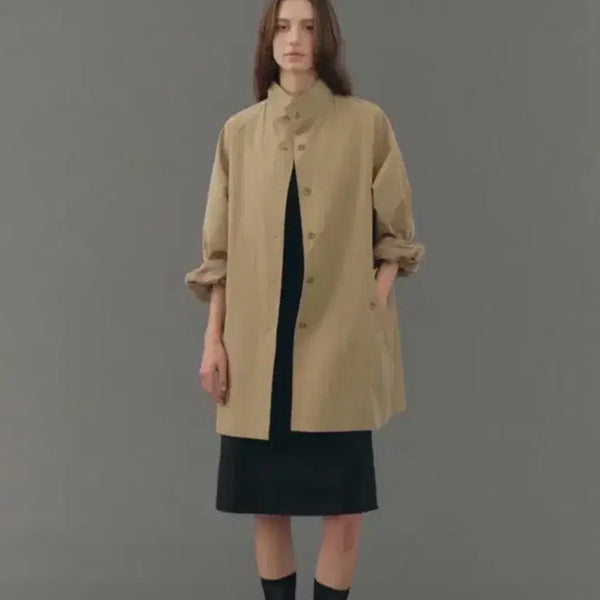 [BUNJANG] UGST Half Trench Coat Beige / UGST 하프 트렌치코트