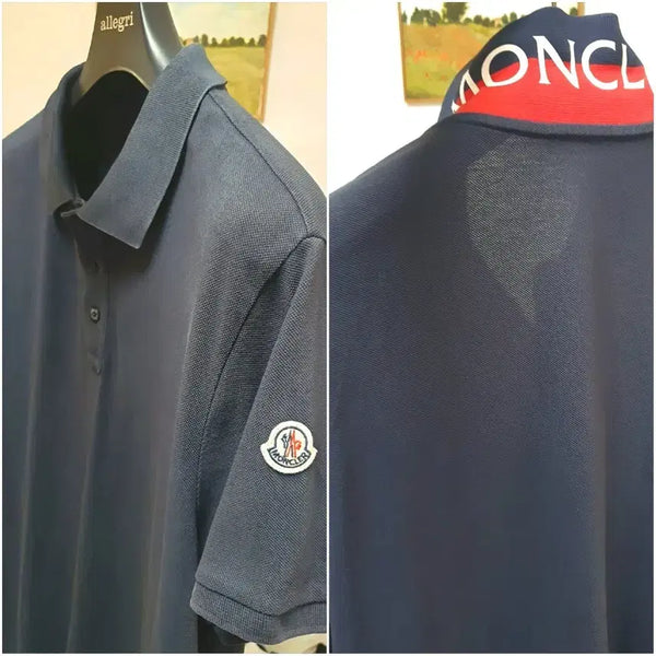 [BUNJANG] Moncler Genuine Collar Short Sleeve T-Shirt / 몽클레어 반팔 카라 티셔츠 정품 판매해요