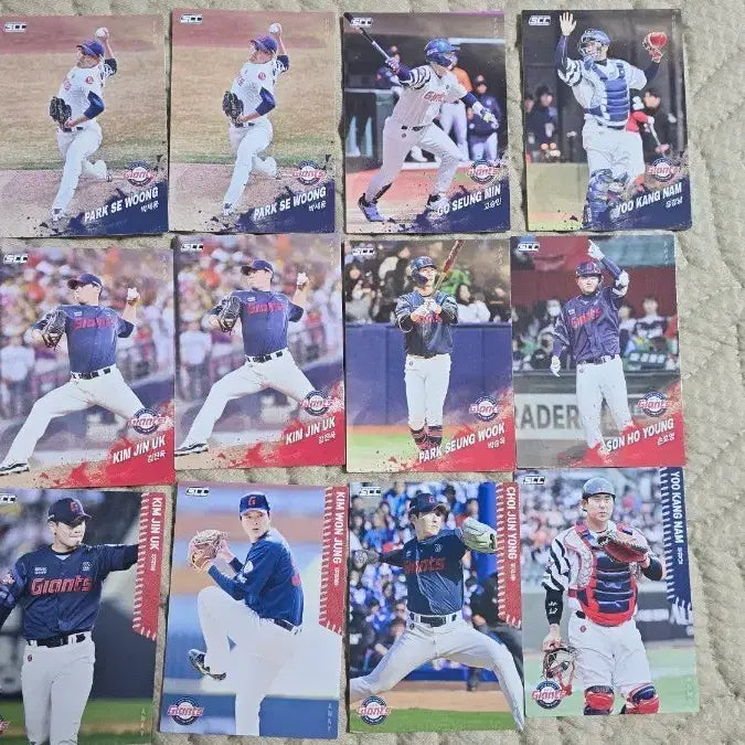 [BUNJANG] KBO Baseball Team Lotte Bundle Set Photocard / KBO 포토카드 롯데 일괄(개별x)