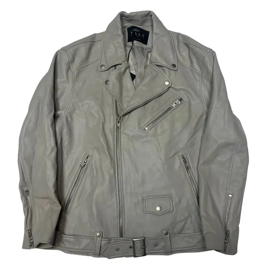 [BUNJANG] Saftey Zone Leather Jacket (Size 100) / Saftey Zone 안전지대레더자켓 100