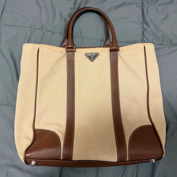 [BUNJANG] Prada Canvas Tote Bag / 프라다 캔버스 토트백 팝니다