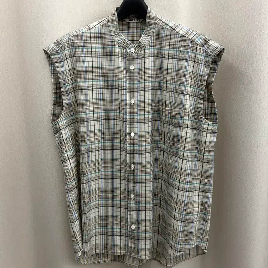 [BUNJANG] Our Legacy Sleeveless Shirt Checkered Size 1 / 오라리 체크 슬리브리스 셔츠 // 여성 // 1사이즈