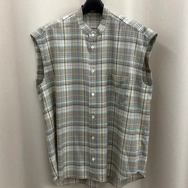 [BUNJANG] Our Legacy Sleeveless Shirt Checkered Size 1 / 오라리 체크 슬리브리스 셔츠 // 여성 // 1사이즈