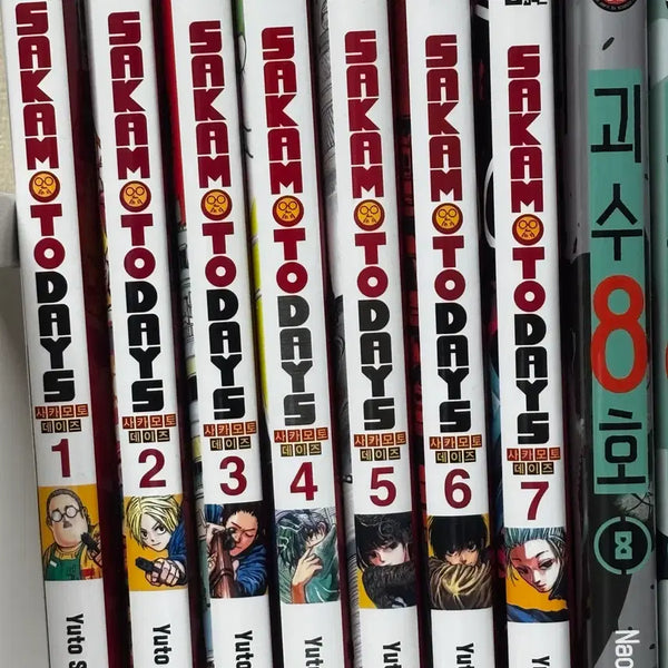 [BUNJANG] Sakamo Days Manga Volumes 1-7 Bundle Set / 사카데이 사카모토데이즈 만화책 1~7권 일괄