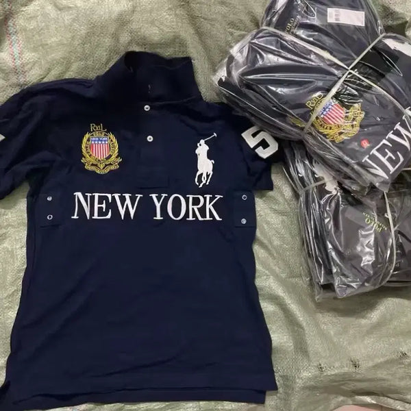 [BUNJANG] Polo Ralph Lauren Big Pony New York Polo Shirt / 폴로 빅포니 뉴욕 카라티 새상품