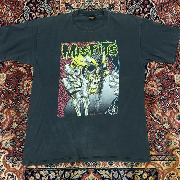 [BUNJANG] Vintage Misfits Black T-Shirt (XL) / (XL) 빈티지 미스피츠 블랙 티셔츠