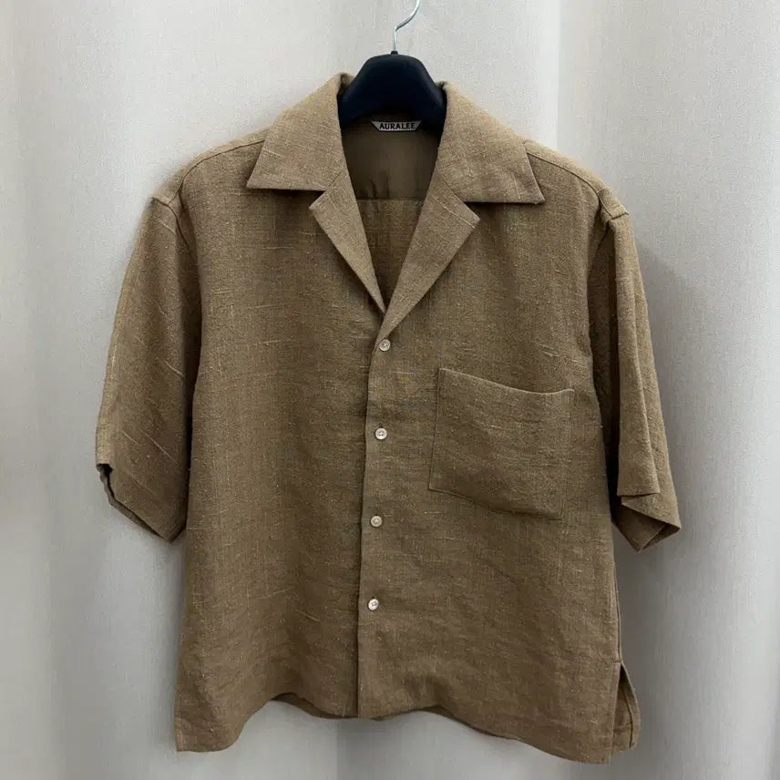 [BUNJANG] Orally Women's Silk Linen Shirt Size 0 / 오라리 여성 실크 린넨 셔츠 // 0사이즈